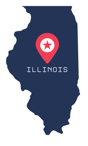 Illinois state outline